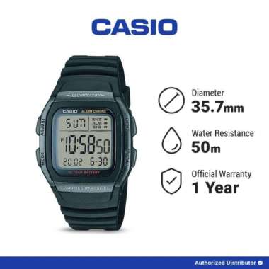 Casio W-96H-1BVDF Jam Tangan Pria Digital