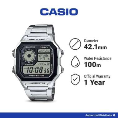 Casio AE-1200WHD-1AVDF Jam Tangan Digital Pria