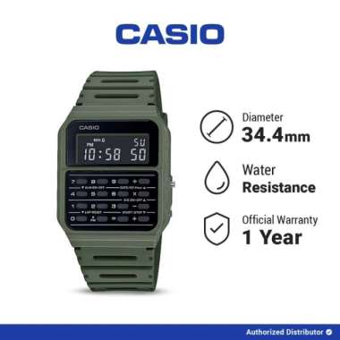 Casio CA-53WF-3BDF Databank Jam Digital Hijau Resin