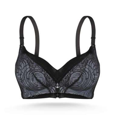 You've ( YouHave ) BH Bra Wanita Busa Tipis Renda Full Cup Pakaian Dalam Wanita 001390 Cream 34