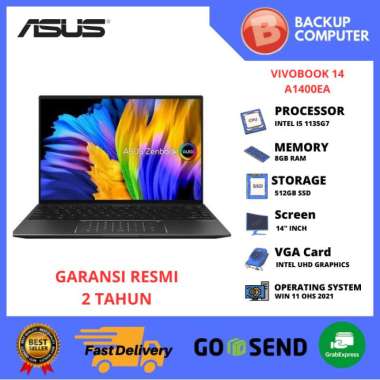 LAPTOP ASUS VIVOBOOK 14 A1400EA-VIPS551/552 i5-1135G7 SILVER