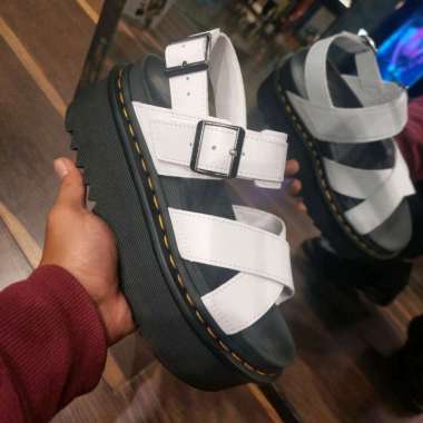 SALE!!! SANDAL DOCMART DR MARTENS VOSS II PLATFORM WHITE SIZE 36 - 41 NEW ORIGINAL