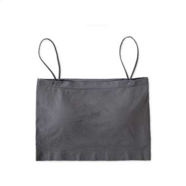 OEM ONE-P263 Tank Top Crop Tali Spagheti Tanpa Lengan Pakaian Dalam Polos Wanita / Basic Tanktop Sle