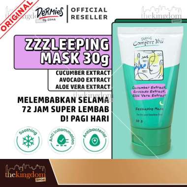 Dermies Comfort You ZZZleeping Mask 30g Masker Malam Pelindung Wajah Bubble