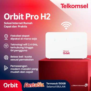 Orbit Pro H2 Modem WiFi 4G High Speed Bonus Data