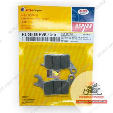 Kampas Rem Depan Beat, Vario Techno DISPAD ASPIRA KVB 1310