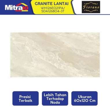 Fiorano Granite Lantai WH126E021PA/SDA126804-3T 60x120 Cm Putih Ivory Multicolor -