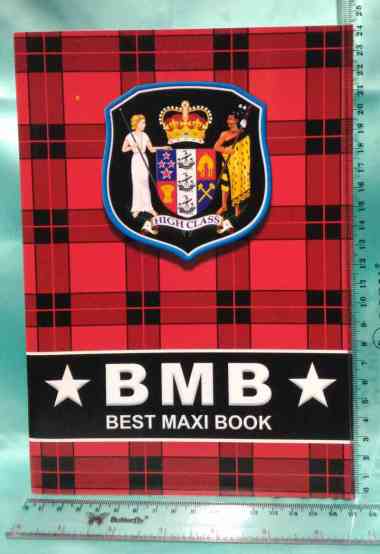 Buku Tulis ukuran Boxy Boxi Campus Panjang SMA Lebih Besar 1pack Merk BMB READY STOCK
