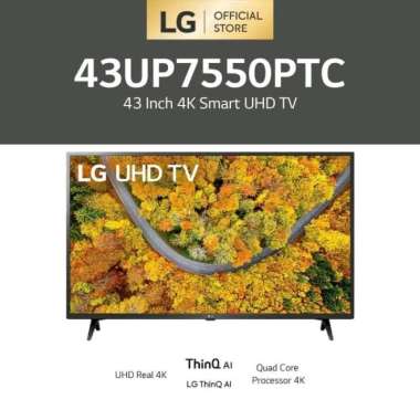 LG 43UP7550PTC TV LG 43 INCH SMART TV UHD 4K 43UP7550 43UP TV