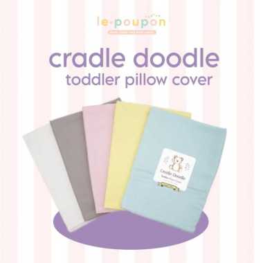 Cradle Doodle pillow cover Blue