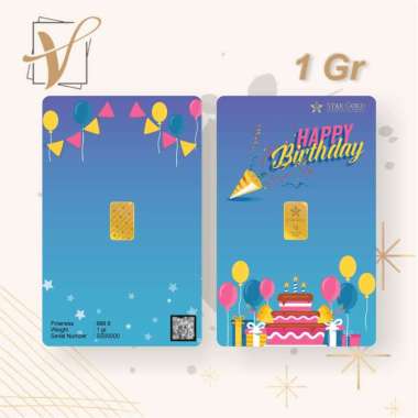 StarGold Logam Mulia Series Birthday 1 1 Gram
