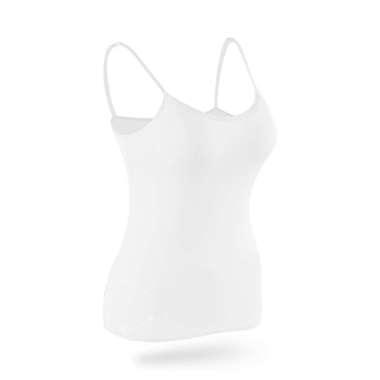 Wimiu Tank Top Tanktop Singlet Wanita Tank top Cup Busa Wanita 100146 XL PINK