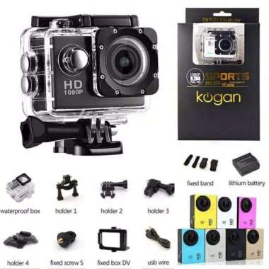 Kamera Sport Original 18 MP Ori Sportcam Camera Action Cam Resolusi 4K HD 1080P Original Murah Kamera Vlog Vloger Motovlog Kogan Action Cam