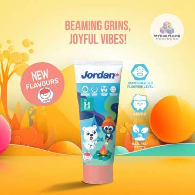 Jordan Toothpaste / Odol / Pasta Gigi Bayi dan Anak | Oral Care Toothpaste | Step 1 (0-5 years) | St
