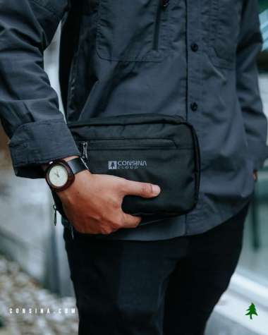 Consina Cloud Handbag Clutch Pria Biru Tua