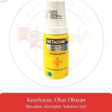 Betadine Antiseptic Solution 5mL - Gratis Ongkir