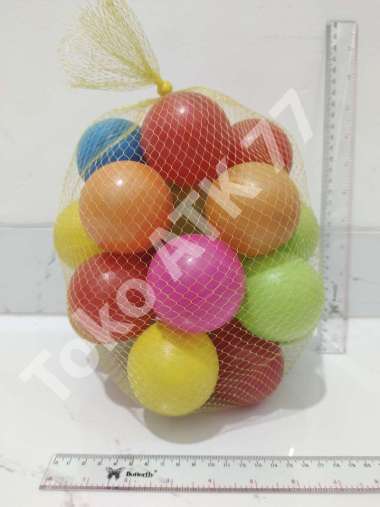 Bola Mandi Bola Plastik Kecil Simple Warna Warni isi 25 READY STOCK