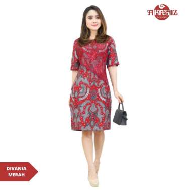 Dress endek modern hot sale