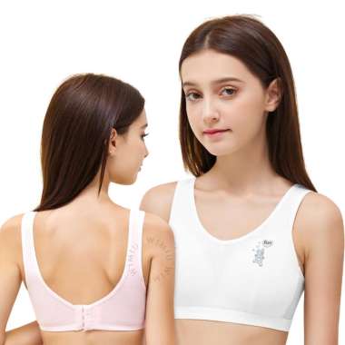 Wimiu Miniset BH Mini Set Miniset Anak Perempuan SD SMP Wanita Remaja Bra Sport Step One 100144 Peac
