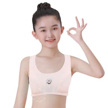 Wimiu Miniset BH Mini Set Miniset Anak Perempuan SD SMP Wanita Remaja Bra Sport Step One 100143 Pink