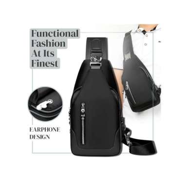 Elega Cygnus Sling Bag Tas Selempang Slingbag Waistbag Bahu Pria