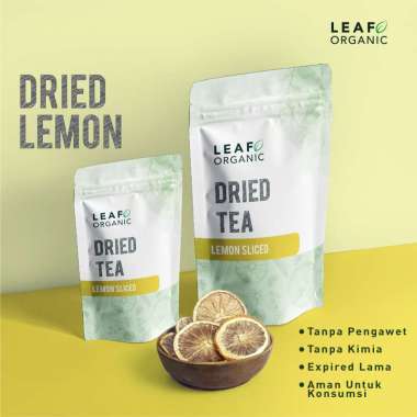 Dried Lemon Sliced LEAF ORGANIC Teh Lemon Kering Iris Tea Murni Organik 10 gram