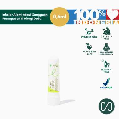 Inhaler Alami Nora Ninos Peek Me Naturals atasi Gangguan Pernapasan Asma Sinus Alergi Debu Rhinitis