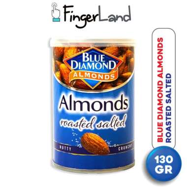 BLUE DIAMOND Roasted Almonds Salted 130 Gram Kacang Almond Asin