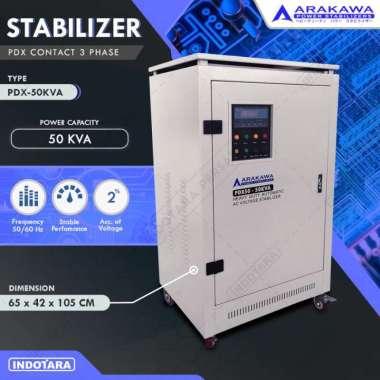 STABILIZER ARAKAWA PDX 3 PHASE PDX50KVA Putih