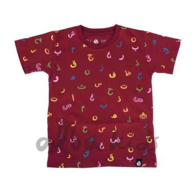 Kaos Huruf Hijaiyah Alba Kids 1
