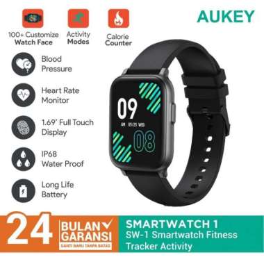 AUKEY SW-1 - Smartwatch Fitness Tracker Waterproof Heart Rate Sensor