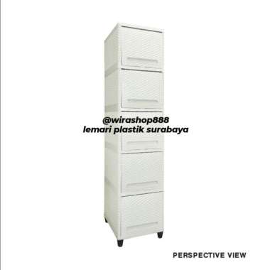 Club Flip Cabinet susun 5 Putih
