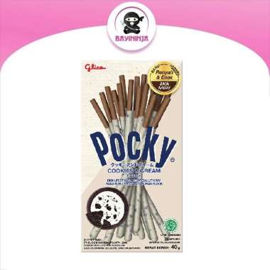 Promo Harga Glico Pocky Stick Cookies Cream 40 gr - Blibli