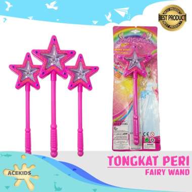 Acekids Mainan Anak Perempuan Tongkat Peri Magic Mand Lampu Murah Original - 0709 Tongkat Peri
