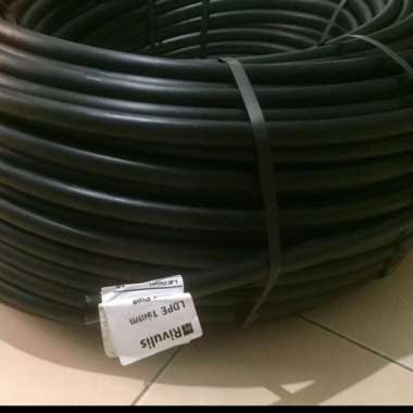Selang PE RIVULIS dia19 mm ID 19mm OD 23mm untuk Irigasi Tetes Fertigasi Drip Irrigation Hidroponik