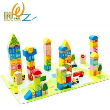 Construction Site Car Track - Mainan Mobil Konstruksi Anak Toy Kado