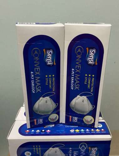 Jual Masker Sensi Convex Mask 4ply Earloop Online Februari