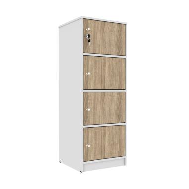 Jual JYSK Bookcase Bonnie Rak Buku Oak  40 x 40 x 105 cm 