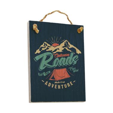 Jual Kayugraphy A116 Quote Wooden Vintage Poster Kayu