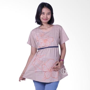 Jual Baju Hamil SD 308 Jasmine Lengan Pendek Blouse Ibu