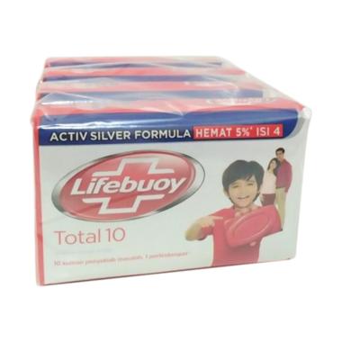 Jual LIFEBUOY Body Soap Total 10 Sabun Batang [Isi 4 x 110g] Online