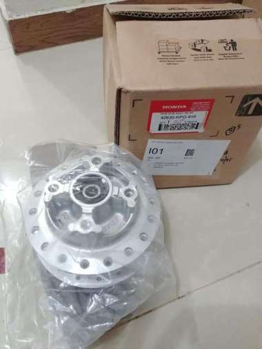 Honda Genuine Part Tromol Belakang Supra X 125 Double Disc Komplit Lahar Dan Bosh Ori Silver