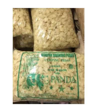 Kerupuk Singkong Pedas Cap Panda 5kg / Krupuk Singkong Panda Los 5kg