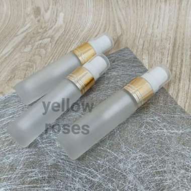 BOTOL SPRAY KACA FROSTED GOLD 10ML ,BOTOL SPRAY KACA FROSTED 10 ML