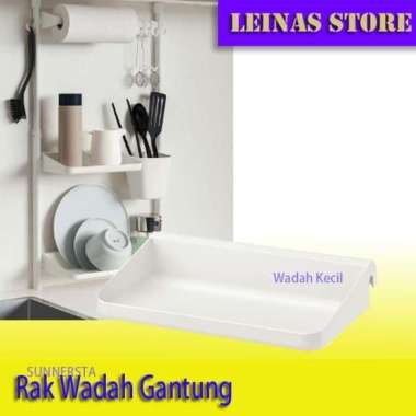 Rak Wadah Bumbu Kecil Plastik Serbaguna RakSNRST - putih