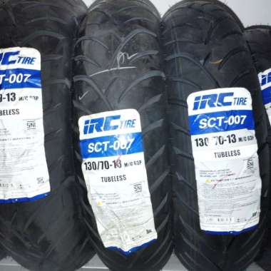 Ban Luar Motor IRC 130/70-13 Tubeless SCT007 utk NMAX