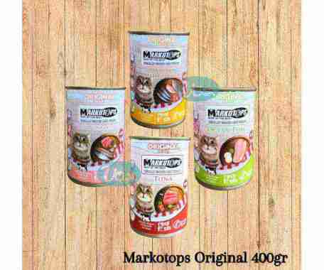 Markotop Original 400gr Cat Food - Makanan Kucing Can Wet Food Ocean Fish