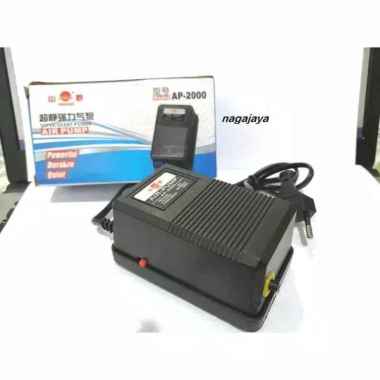 aerator 1 lubang yamano ap 2000 pompa gelembung udara aquarium hitam