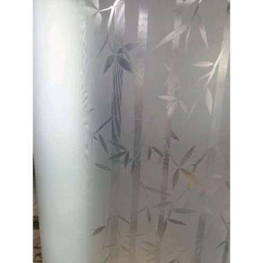 Fiber plastik motif bambu penutup pagar rumah serbaguna harga 1 meter