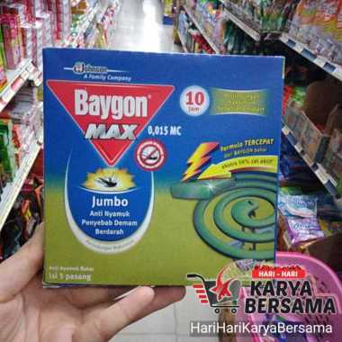 Jual Baygon Max Jumbo Fresh Scent 10 Jam Anti Nyamuk Bakar ...
